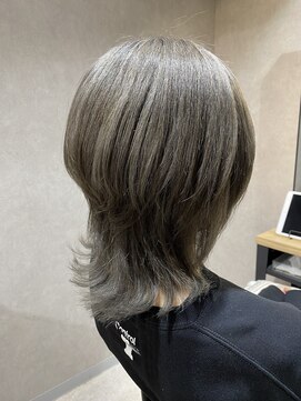 スクエア(#Square) ブリーチ毛+縮毛矯正毛にもオススメ!髪質改善カラー