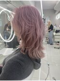 韓国/ハイトーンカラー/ワンホンヘア/レイヤーカット/髪質改善