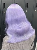 10742艶髪ラベンダーパープル韓国風巻きラベンダーミルクティー