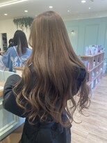 モリオフロムロンドン 大宮店(morio from London)&nbsp;ブリーチ無しミルクティーベージュ　【村田】