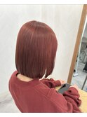 “ブリーチなしのピンクベージュ♪”