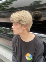 ユーフォリア 渋谷グランデ(Euphoria SHIBUYA GRANDE) メンズエンドカラー ハイトーン Syuri