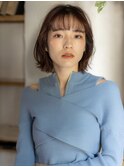 外ハネレイヤーボブスタイル