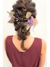 ヘアアップorアレンジスタイル　￥5000