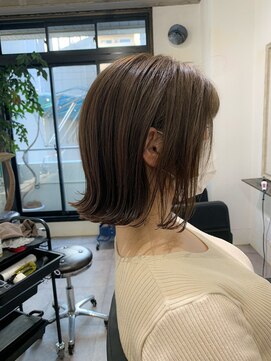 イマ 名駅店(ima) 切りっぱなしボブ/大人可愛い/アッシュブラウン