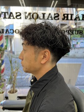 ヘアーサロンサトウ フェード＆パーマ ＃理容室＃平井＃バーバー＃パーマ