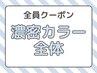 ☆潤いツヤUPカラー☆オシャレ染め 全体染め 濃密カラー 4,980円（寝屋川）