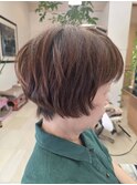 インナースッキリショートボブスタイル