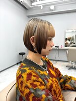 ネイロ 北千住(NeiRo) ショートカットショートボブレイヤーボブブリーチなしカラー