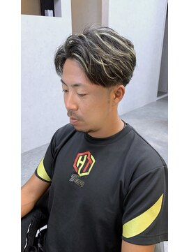 クロア(CHROA) メンズセンターパートデザインハイライト