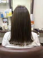 ヘアープレイスルシア(Hair Place Lucia)&nbsp;ミディアム外ハネヘア