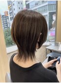 【担当池田】大人可愛い小顔ネオウルフヘア暗めカラーイメチェン