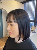 内巻きボブ
