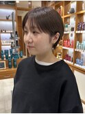 大人ショートボブ/20代30代40代/岡野亘希