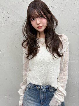 茶木／レイヤーカット/ハイレイヤーカット/ベージュ/韓国