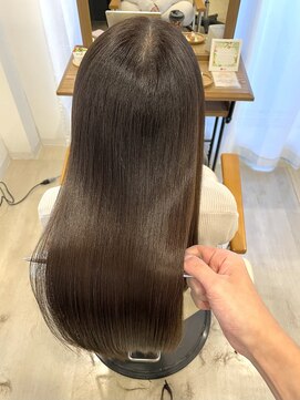 【髪質改善カラー＋髪質改善トリートメント】ディープベージュ