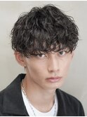 札幌大通メンズパーマツイストスパイラルパーマ波巻きパーマ強め