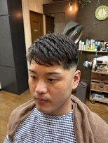 ヘアー スタジオ イワタ(hair studio iwata) アイロンパーマフェードスタイル!