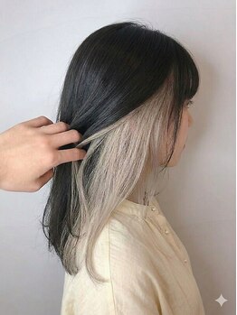 ファブ(fab)の写真/【カラーならfabにお任せ!】イヤリングカラー+TR8900円/ダブルカラー13980円◇あなただけのカラーをご提案*