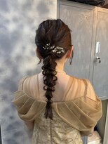 アイコン 博多(ICON.) 編みおろし/ヘアアレンジ/お呼ばれヘア