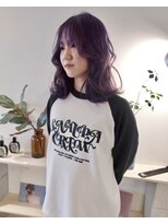 ニコフクオカヘアーメイク(NIKO Fukuoka Hair Make)&nbsp;ブリーチ2回で作る色落ちがグレーになるラベンダーカラー
