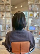 アシャ ヘアー ソリューション 神戸店(asha hair solution)&nbsp;ミルクティーブロンド/ダークブルー/デジタルパーマ/摂津本山