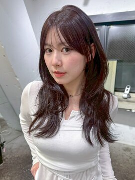 アルバム 新宿(ALBUM SHINJUKU) 前髪カット顔周りレイヤーロングイメチェン_F1664