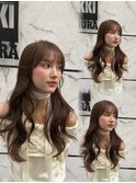 髪質改善カラー/韓国/レイヤーカット/ブリーチなしダブルカラー