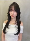 グレージュ×ハッシュカット［髪質改善/縮毛矯正/レイヤー］