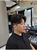 ニュアンスパーマ フェザーパーマ メンズパーマ 海老名 眉毛