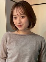 ロンド 銀座(Lond)&nbsp;☆春日☆縮毛矯正ミルクブラウンダウンバングダークパープル131