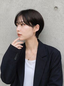 ゲイン(Gain) ショートカット×白髪ぼかし、ハイライト×縮毛矯正×髪質改善