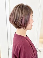 シザーズトリックス ノーブル(scissorstrix Noble)&nbsp;丸みボブ×艶感カラー