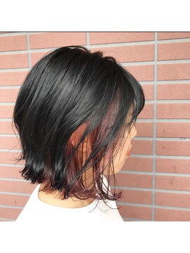 ワンラブ(ONELOVE) グレイブラック／レッドバイオレットインナーカラー