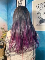 アスイン(asuin)&nbsp;パープルのインナーカラー