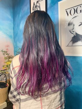 アスイン(asuin) パープルのインナーカラー