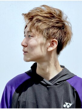 エル バイ ファースト(L by first) 【L by first】ツーブロック×アップバングショート◎30代40代