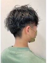 ザ キャンバス ミヤザキツネヒサ(THE CANVAS 宮崎恒久)&nbsp;スパイラルパーマ/ツーブロ/メンズ　T.Yamanouchi