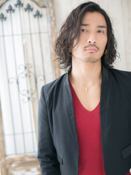 モッズヘア メン 南越谷南口店(mod's hair men) 大人ランダムパーマでワイルドツイストミディO