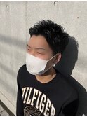 爽やかセンター分けアップバング