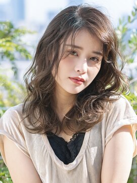 エミュ 表参道 青山(emu) 大人ウェーブレイヤー[似合わせカット/アースカラー/くびれヘア]