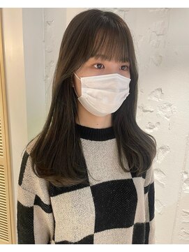 コフィー バイ メルト 吉祥寺(cofy by melt) 【松本咲花】ブリーチなしオリーブグレージュ　透明感カラー