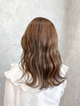 デミヘアー(Demi hair) ショコラブラウン×ゆるふわウェーブ