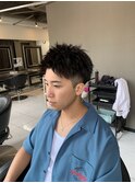 スウィングアップバングジェットモヒカンフェードカットショート