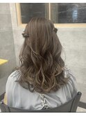 ハーフアップスタイル ◎