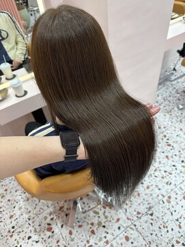 ボタン シブヤ(VOTAN SHIBUYA) 韓国ヘア/艶感カラー/赤みを抑えたグレージュカラー