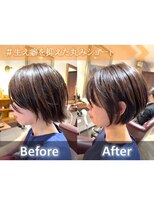 ヘアメーク ヴォリオ(hair make Voglio) お手入れ簡単ショートボブスタイル