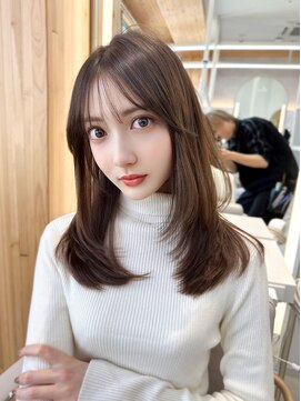 アフロートリノ(AFLOAT Leino) 大人可愛い韓国ヘア　レイヤーカット　ワンカール似合わせ#