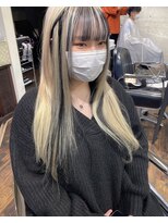 ガルボ ヘアー(garbo hair) ハイトーンエクステロング10代20代