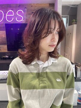 バイブス バイ ケンジ(vibes by KENJE) ２wayバング　レイヤーカット